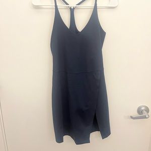 Girlfriend Collective side slit exercise dress